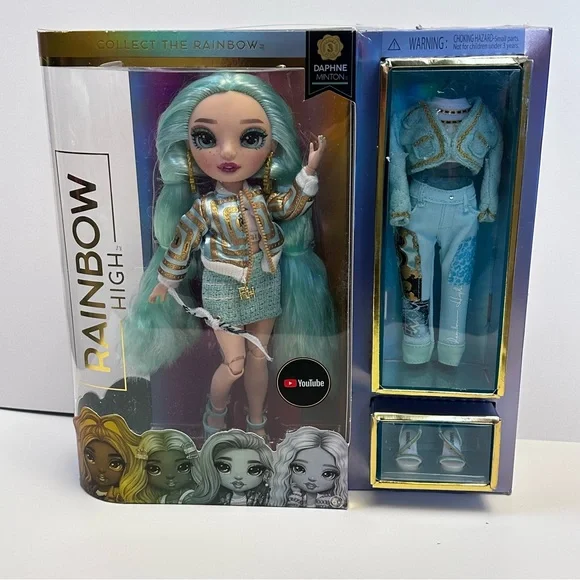 Rainbow High Series 3 Daphne Minton MGA Doll Mint Color New In Box - Picture 2 of 8